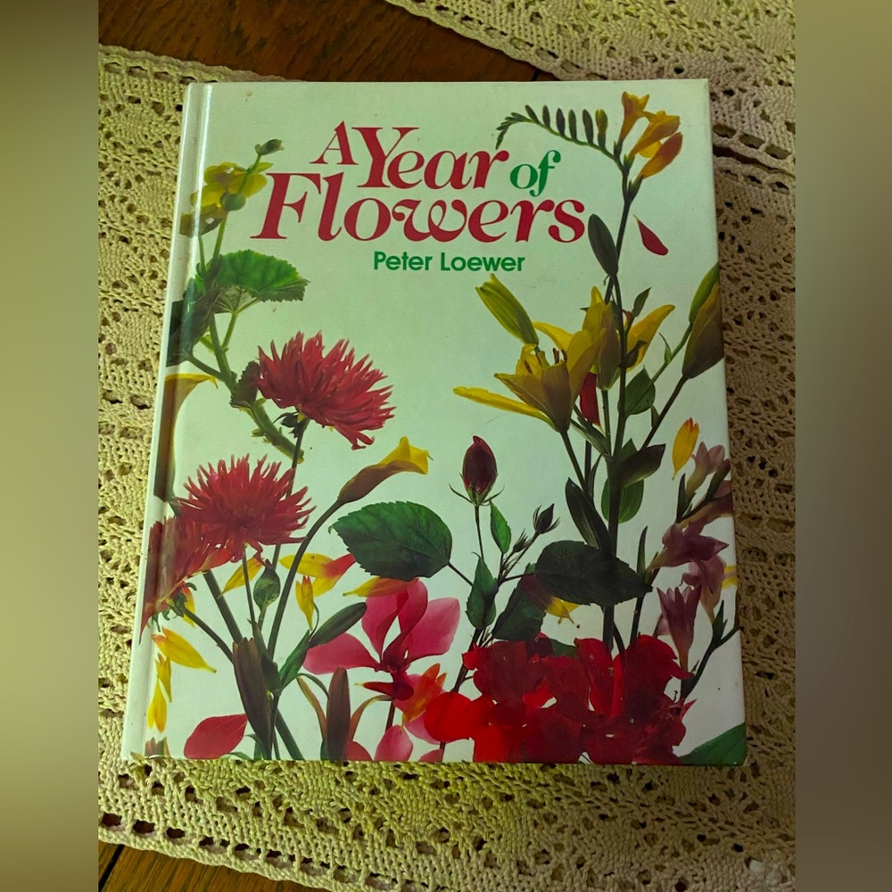 1989 A Year of Flowers Book